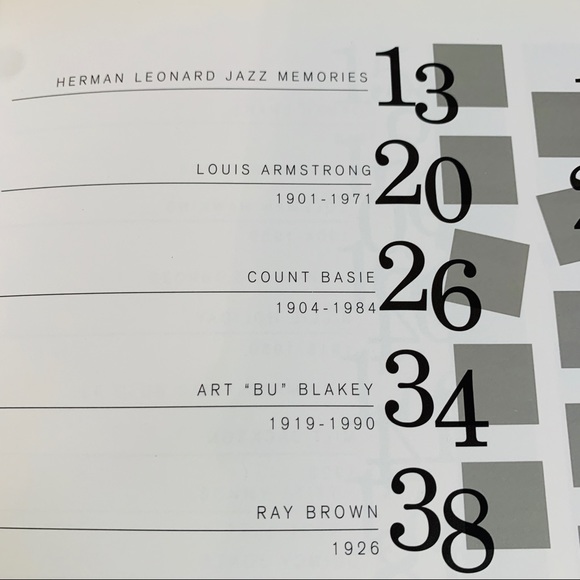 1995 Herman Leonard Jazz Memories Coffee Table Book - Picture 3 of 12